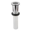 GRID STRAINER NO OVERFLOW IN POLISHED CHROME 