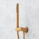 Thermostatic Shower System in Brushed Gold 