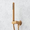 Thermostatic Shower System in Brushed Gold 