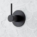 Three Handle Single Function Shower System Set in Matte Black - 3/4 in. Valves Included 