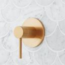 Thermostatic Shower System in Brushed Gold 