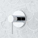 Signature Hardware Chrome Three Handle Single Function Shower System Set with Dual Showerheads and Hand Shower 