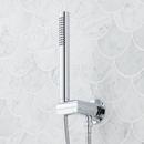 Signature Hardware Chrome Three Handle Single Function Shower System Set with Dual Showerheads and Hand Shower 