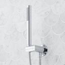 Signature Hardware Chrome Three Handle Single Function Shower System Set with Dual Showerheads and Hand Shower 