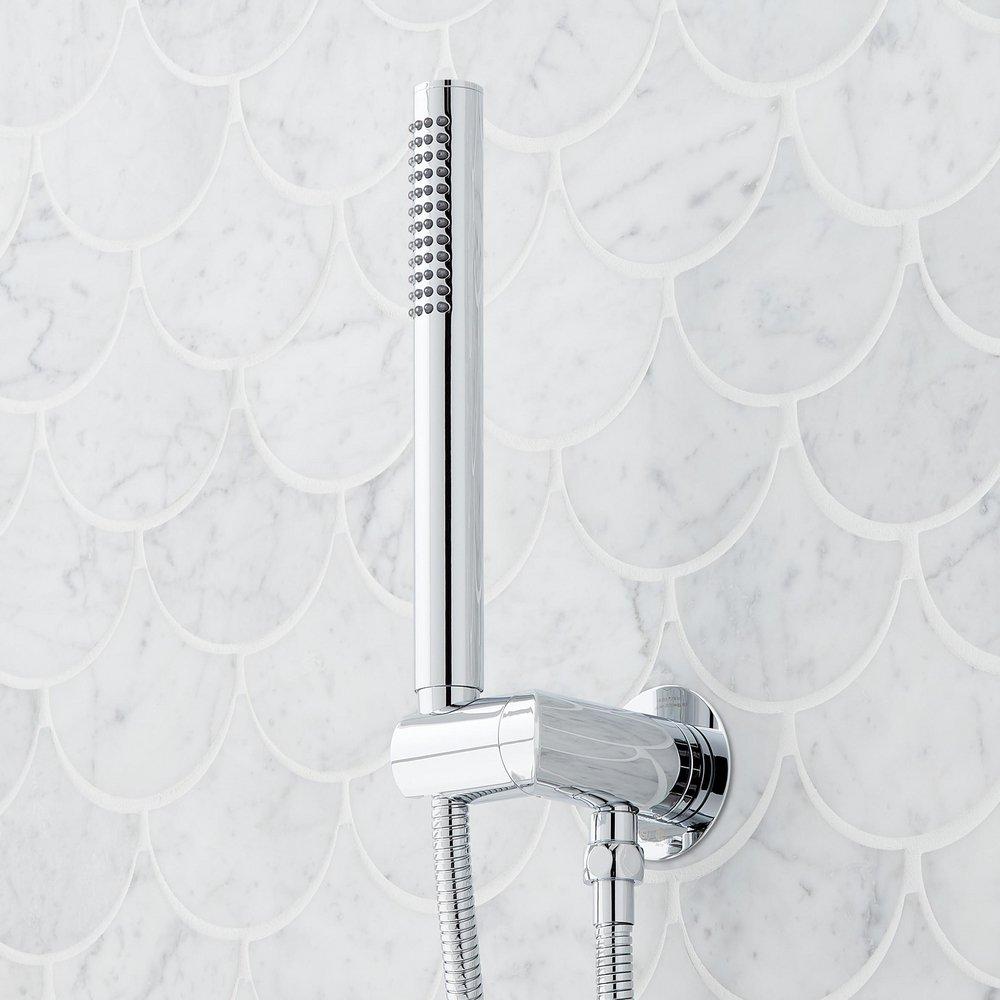 Thermostatic Shower System in Polished Chrome 