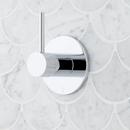 Signature Hardware Chrome Three Handle Single Function Shower System Set with Dual Showerheads and Hand Shower 