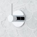 Signature Hardware Chrome Three Handle Single Function Shower System Set with Dual Showerheads and Hand Shower 