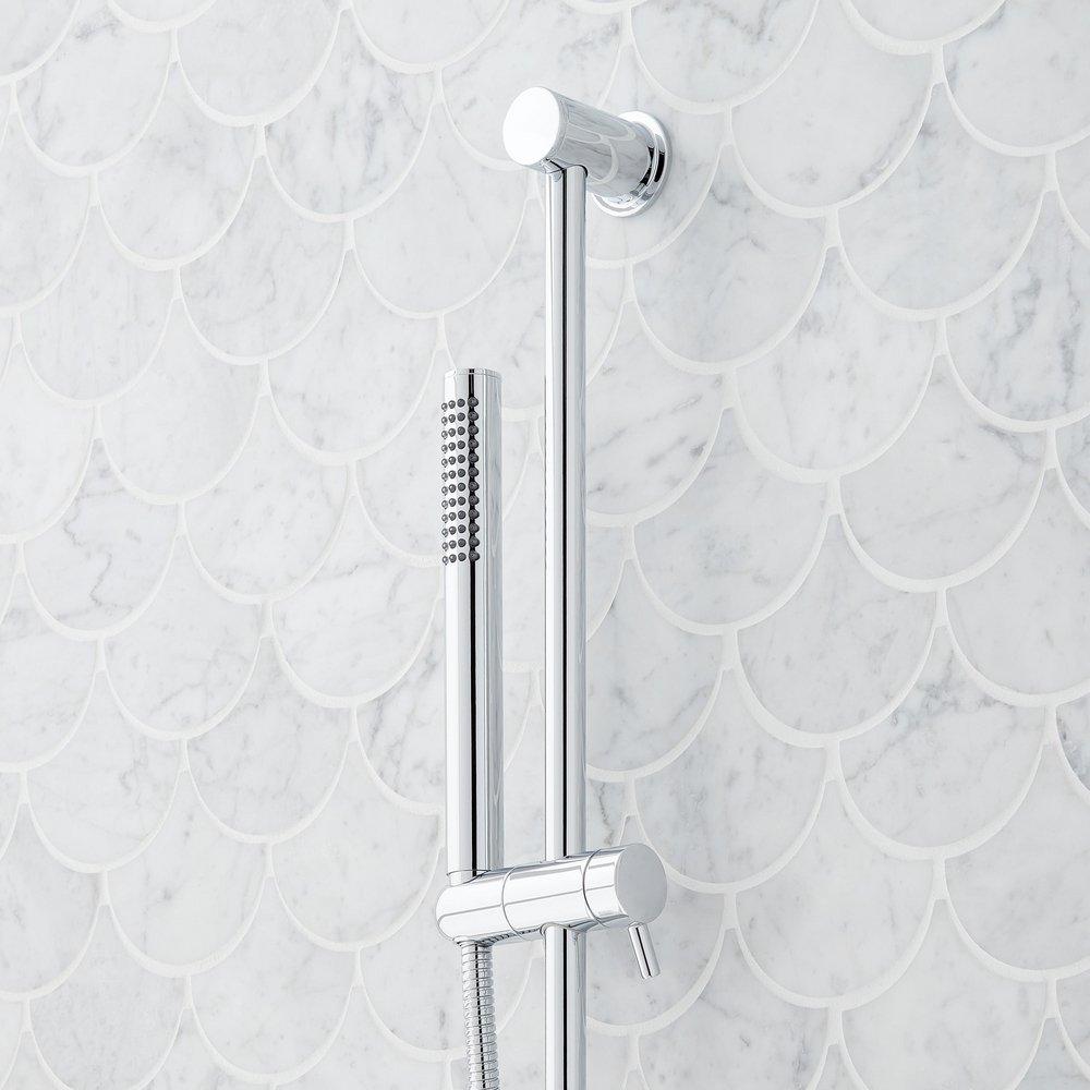 Thermostatic Shower System in Polished Chrome 