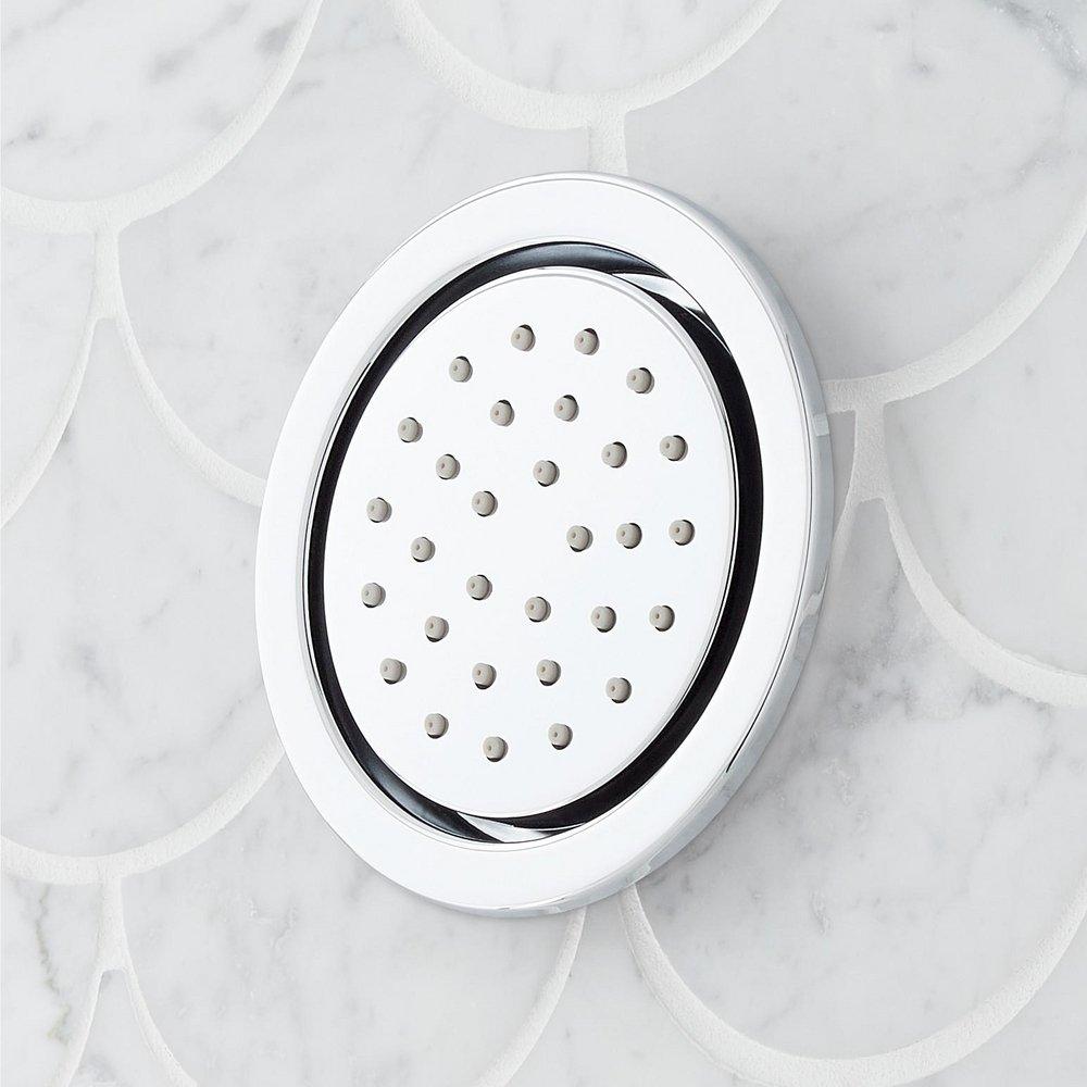 Single Handle Dual Function Shower System Set in Matte Black- 1/2 in. Valve Included 