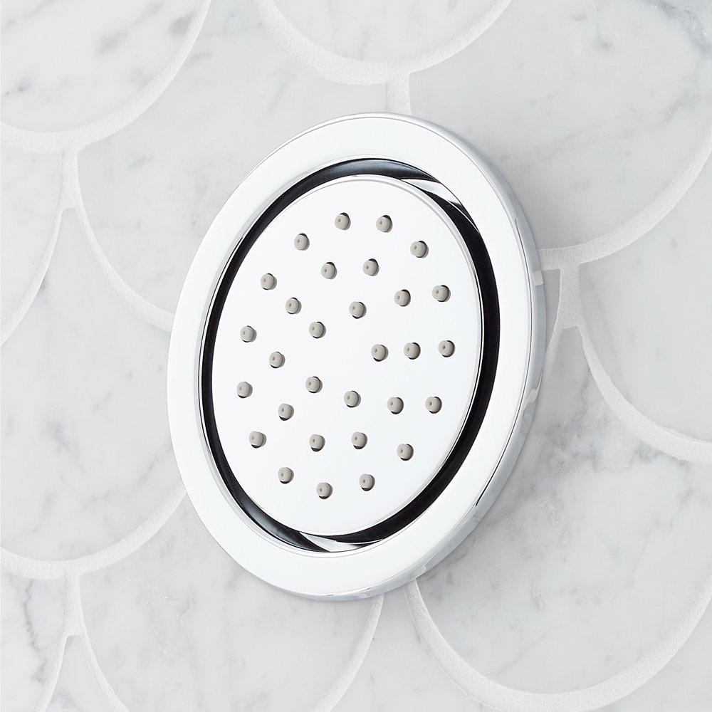 Three Handle Single Function Shower System Set in Polished Chrome - 3/4 in. Valves Included 