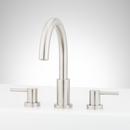 Two Handle Roman Tub Faucet Set in Brushed Nickel