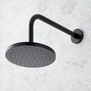 Three Handle Single Function Shower System Set in Matte Black - 3/4 in. Valves Included 