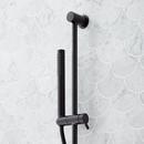 Three Handle Single Function Shower System Set in Matte Black - 3/4 in. Valves Included 