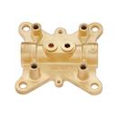 Signature Hardware Brushed Nickel Single Handle Floor Mount Filler Set - Valve Included 