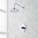 Single Handle Single Function Shower System Set in Polished Chrome - 1/2 in. Valve Included