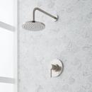 Single Handle Single Function Shower System Set in Brushed Nickel - 1/2 in. Valve Included