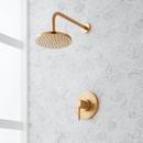 Single Handle Single Function Shower System Set in Brushed Gold - 1/2 in. Valve Included