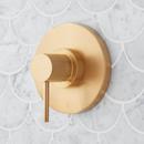 Single Handle Single Function Shower System Set in Brushed Gold - 1/2 in. Valve Included 