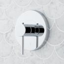Single Handle Thermostatic Shower Valve Trim Set in Chrome - 3/4 in. Valve Included
