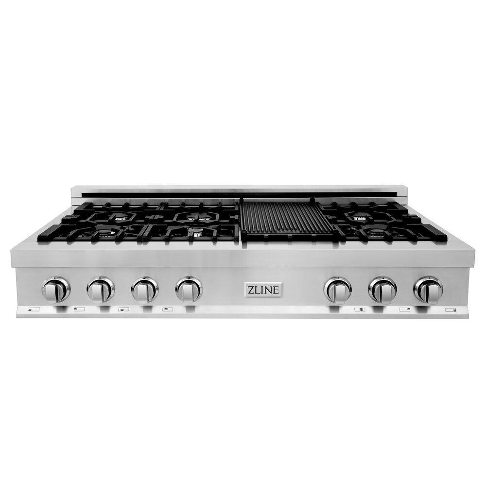 ZLINE Stainless Steel 7-Burner 18000 BTU Sealed Cooktop 