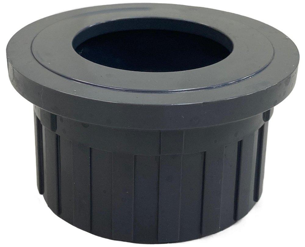 4 in. Socket Weld PVC End Cap in Grey 