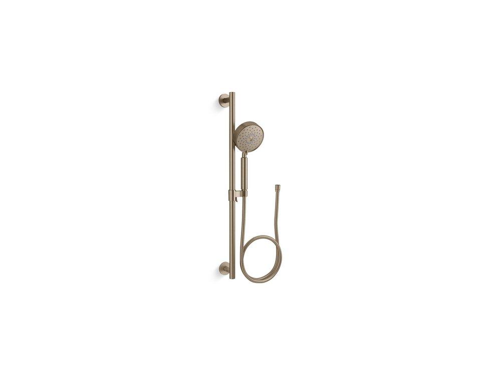 KOHLER Vibrant Brushed Bronze Multi Function Hand Shower 