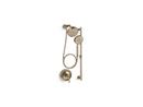 Single Handle Multi Function Shower Faucet in Vibrant Brushed Bronze 