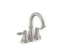 KOHLER Vibrant Brushed Nickel Single Handle Centerset Bathroom Sink Faucet 