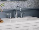 KOHLER Polished Chrome Two Handle Widespread Bathroom Sink Faucet 