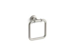 Square Closed Towel Ring in Vibrant&reg; Brushed Nickel