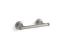 KOHLER Vibrant&reg; Brushed Nickel Wall Mount Toilet Tissue Holder 