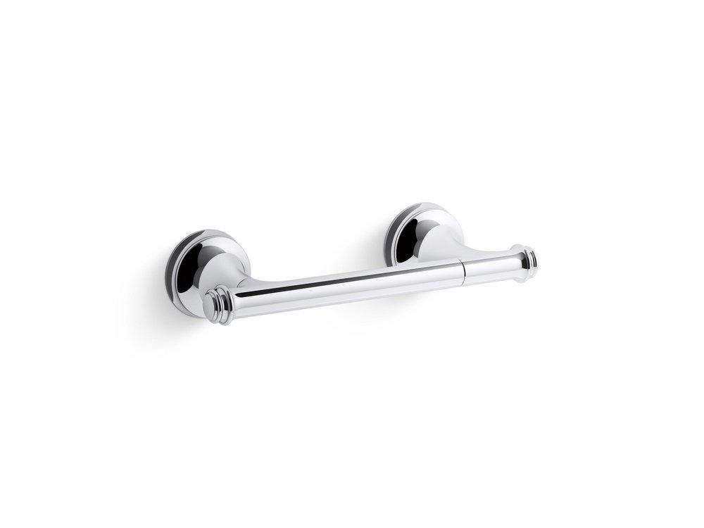KOHLER Polished Chrome Wall Mount Toilet Tissue Holder 