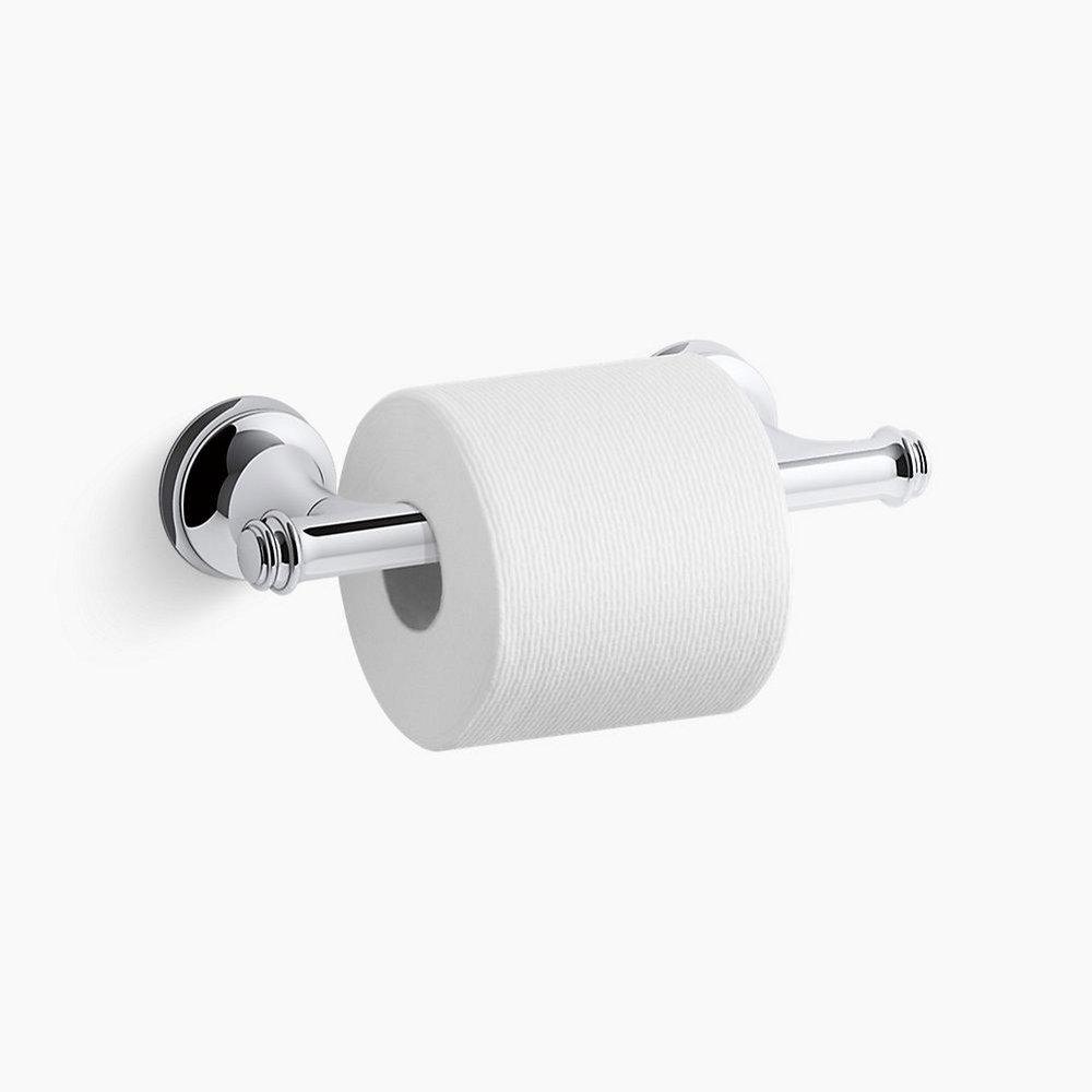 KOHLER Polished Chrome Wall Mount Toilet Tissue Holder 