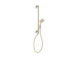 27 in. Shower Rail in Vibrant French Gold
