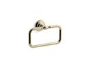 KOHLER Vibrant French Gold Towel Ring 