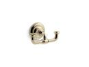 KOHLER Vibrant French Gold 2-Hook Robe Hook 