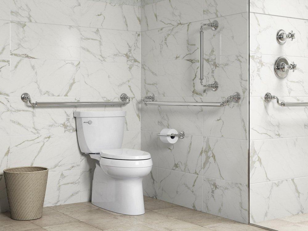 KOHLER Matte Black Wall Toilet Tissue Holder 