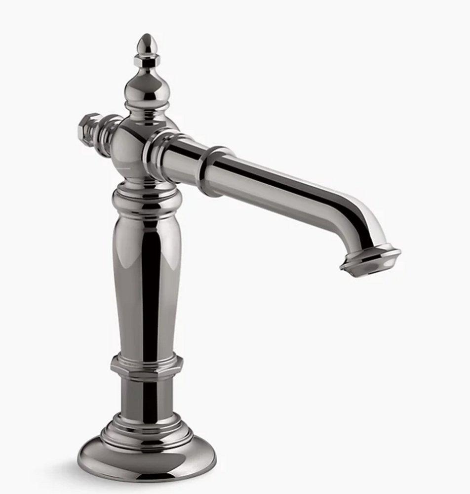 KOHLER Vibrant Titanium Two Handle Widespread Bathroom Sink Faucet 