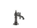 Single Handle Monoblock Bathroom Sink Faucet in Vibrant® Titanium