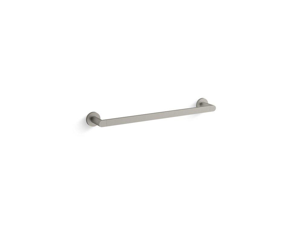 KOHLER Vibrant&reg; Brushed Nickel 18 in. Towel Bar 