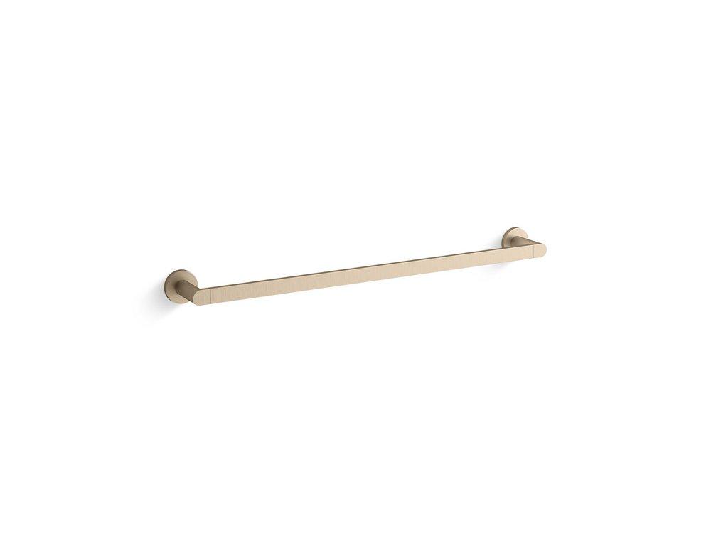 KOHLER Vibrant&reg; Brushed Bronze 24 in. Towel Bar 