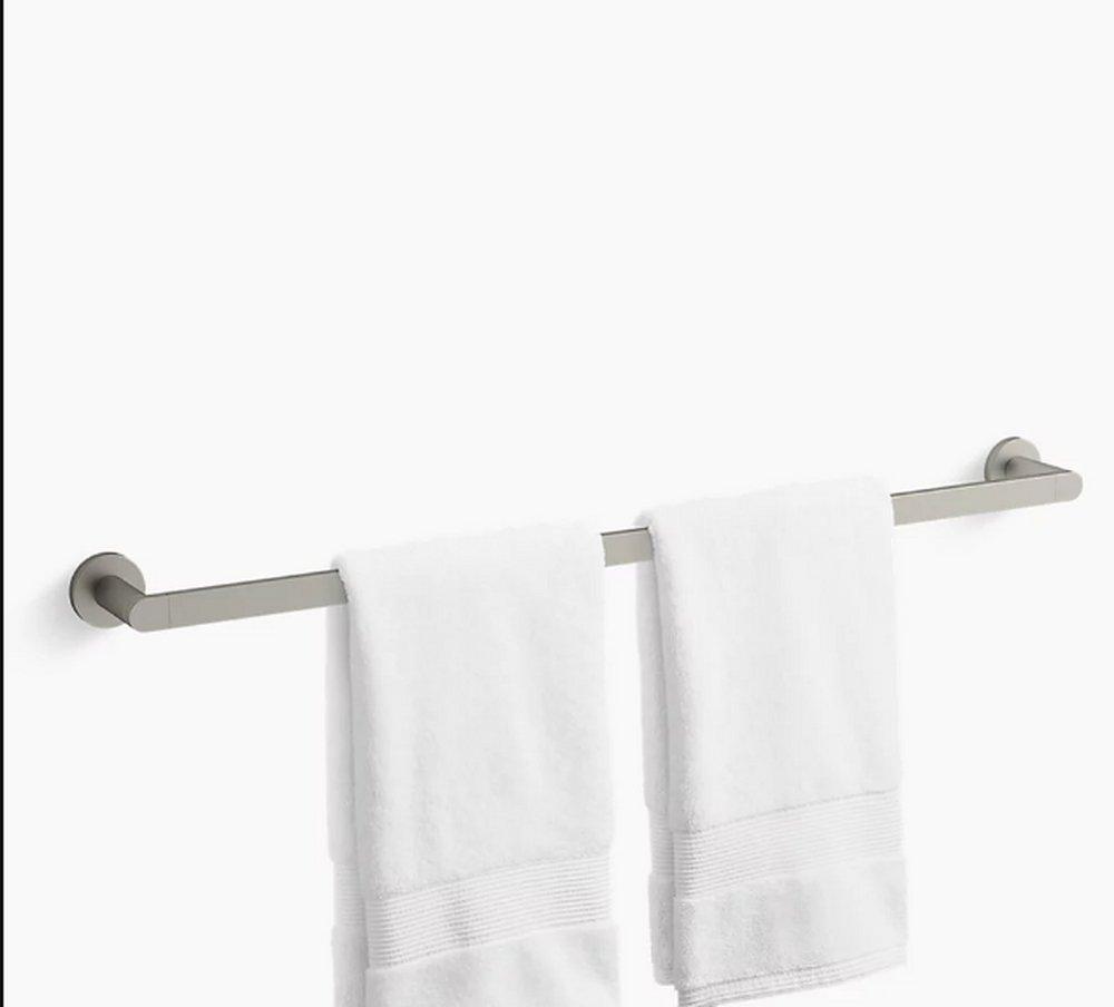 KOHLER Vibrant&reg; Brushed Nickel 30 in. Towel Bar 