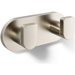 2-Hook Robe Hook in Vibrant&reg; Brushed Nickel