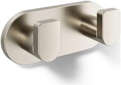 2-Hook Robe Hook in Vibrant&reg; Brushed Nickel