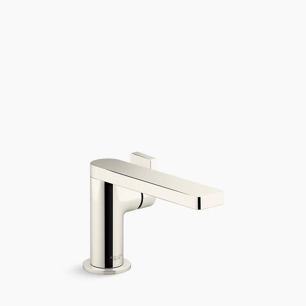 KOHLER Vibrant&reg; Polished Nickel Single Handle Centerset Bathroom Sink Faucet 