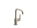 KOHLER Vibrant Brushed Bronze Single Handle Bar Faucet 