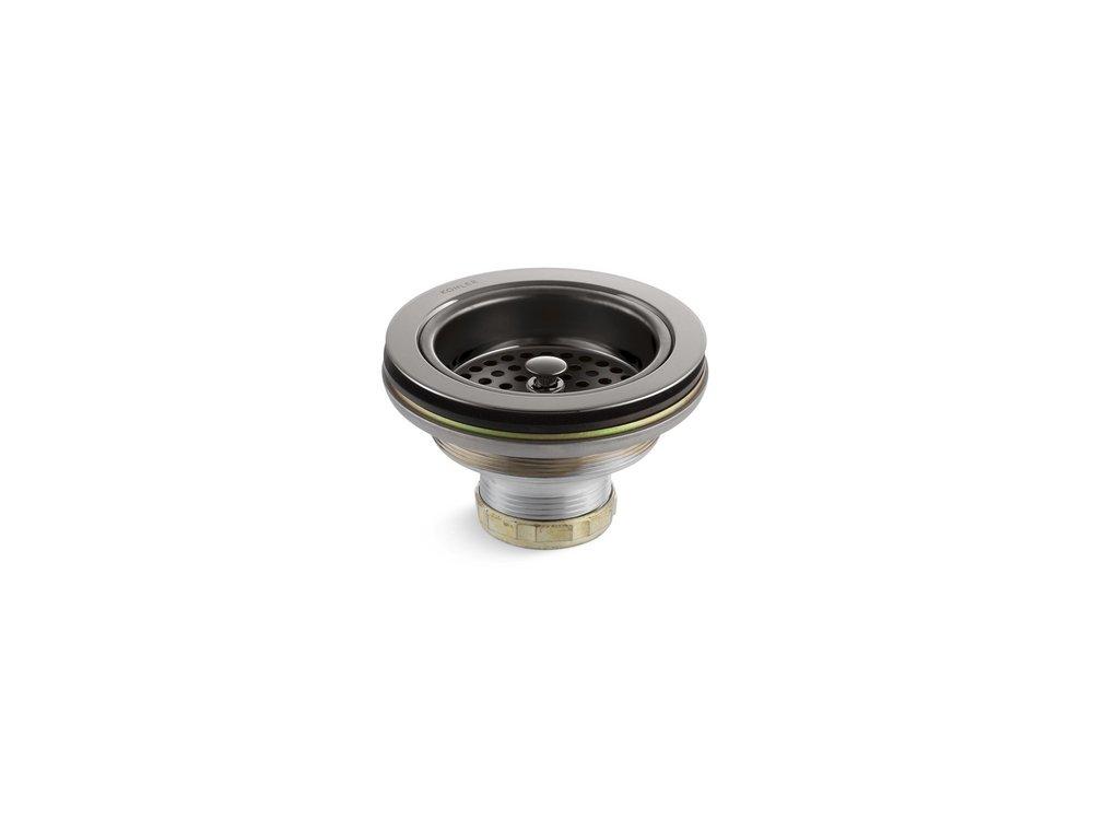 KOHLER Vibrant Titanium 4-1/2 in. Brass Drain 