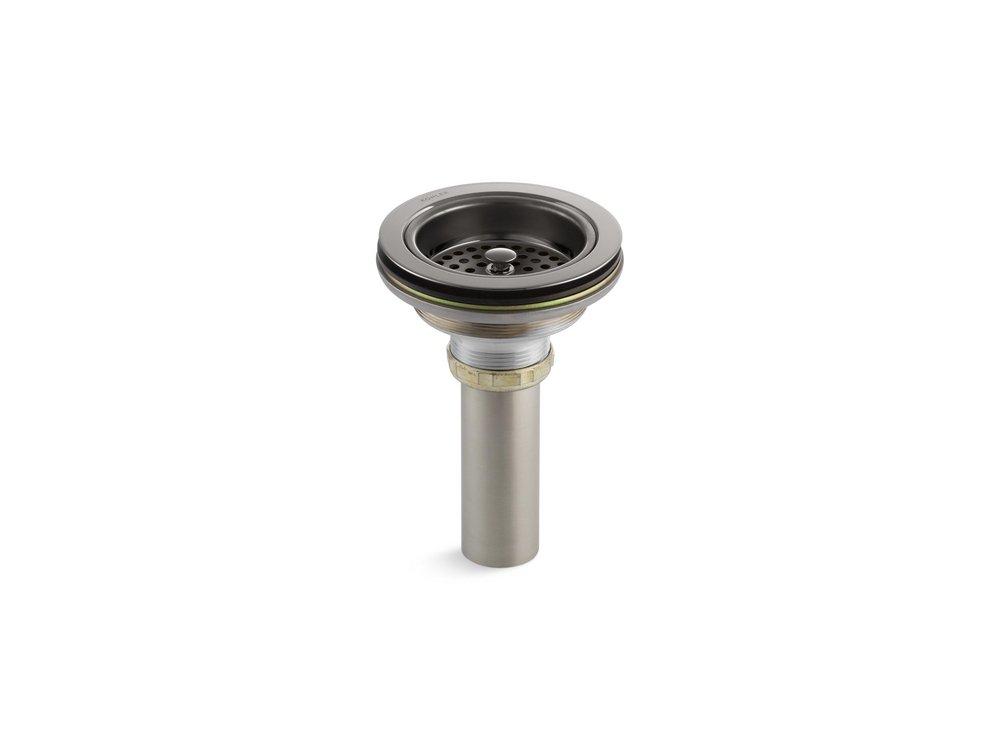 KOHLER Vibrant Titanium 4-1/2 in. Brass Drain 