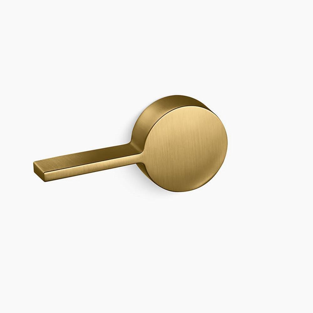 KOHLER Vibrant Brushed Moderne Brass Left-Hand Trip Lever 