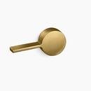 KOHLER Vibrant Brushed Moderne Brass Left-Hand Trip Lever 